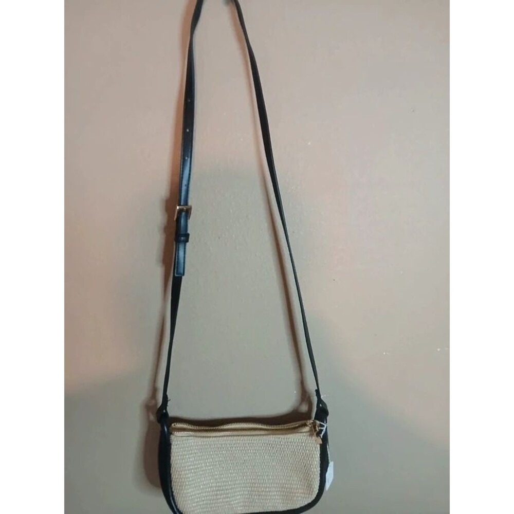 Small woven crossbody bag